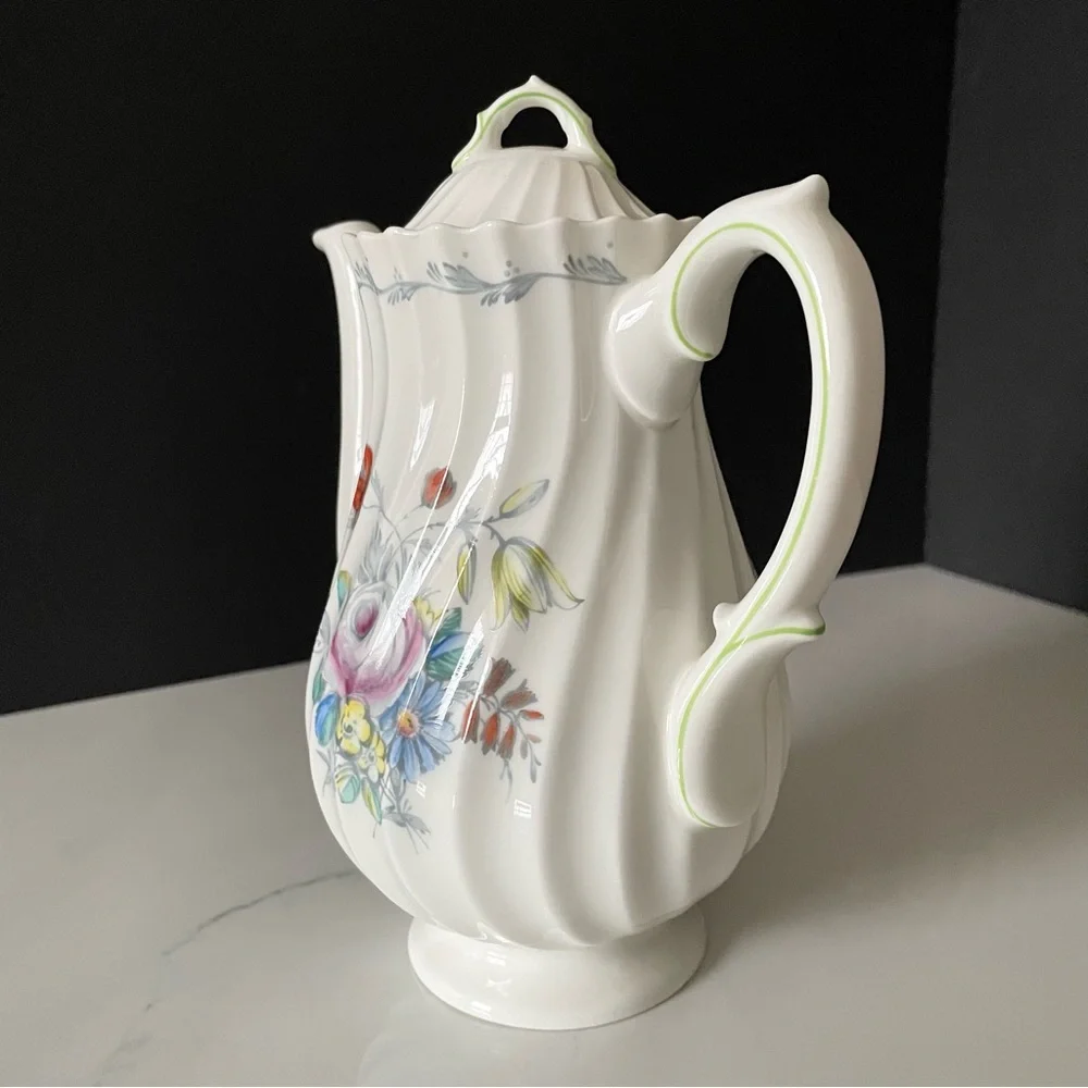 Chelsea Rose Demitasse Coffee Pot by Royal Doulton